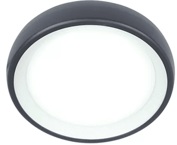 13W outdoor flush mount light matt white matt black