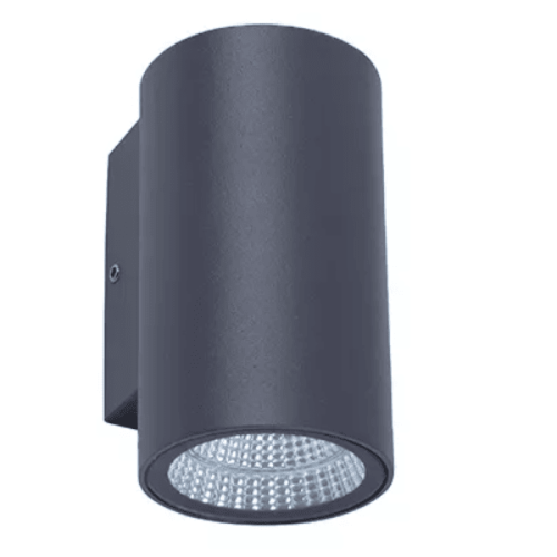 Downlight de pared LED Robus Monolume Activate 6W 3000K gris oscuro