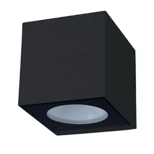 LULA CUBE CEILING LAMP FOR OUTDOORS IP54 LIGHT 3000K black angular