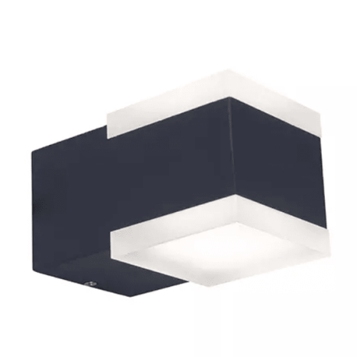 Lighting AMITY 2x3W Led anthracite Flush Mount Outdoor Wall Light Fixtures