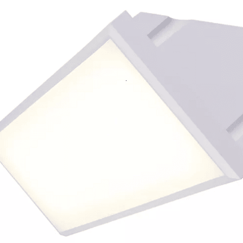 Outdoor LED Wedge Design מנורה קיר GARDEN LAMP 12W IP65 לבן מט