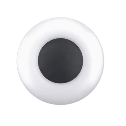 Mini round UNE LED WALL LAMP IP65 3000K 9W 15CM BLACK white
