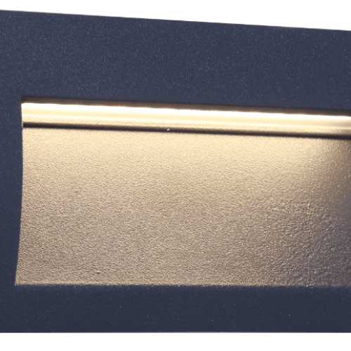 Anthrazit rechteckige LED-Downlight-Außeneinbauleuchte Downunder