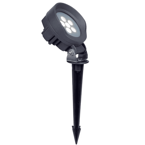 Lindby Emar LED Современный светодиодный точечный светильник для сада и террасы, темно-серый