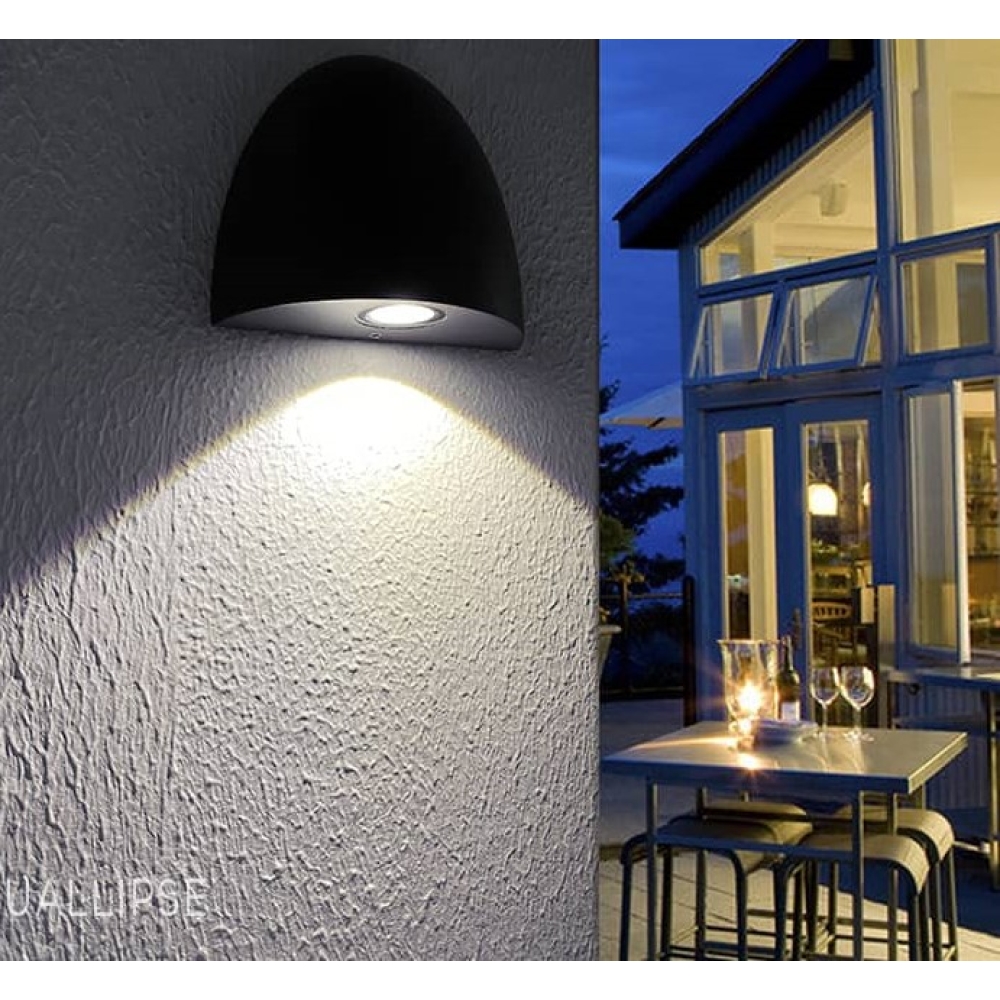 3w led exterior wall night light with reading light