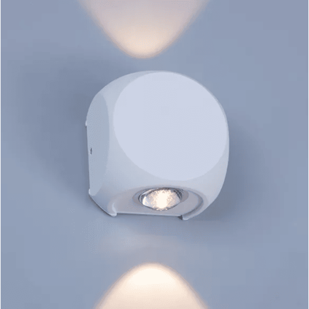 Lámpara ARGOS LED blanco 9114 Nowodvorski Lighting Kinket Lámpara Exterior Blanco